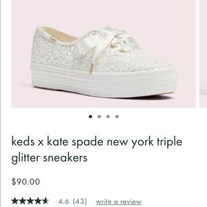 Late Spade Glitter Keds